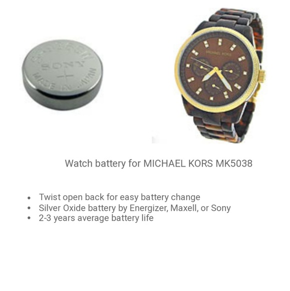 Michael Kors Tortoise Shell Watch - Picture 7 of 7